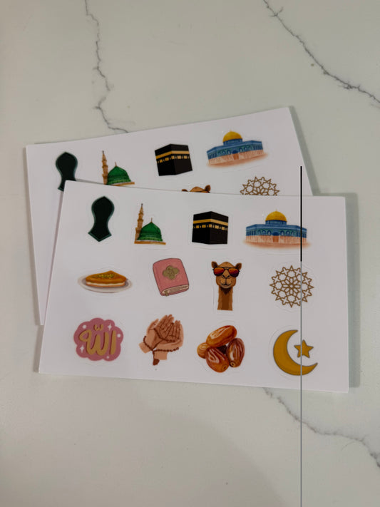 Islamic Sticker Sheet 🌙✨