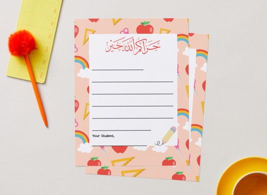 Teacher Thank You Letter Template