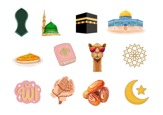 Islamic Sticker Sheet 🌙✨